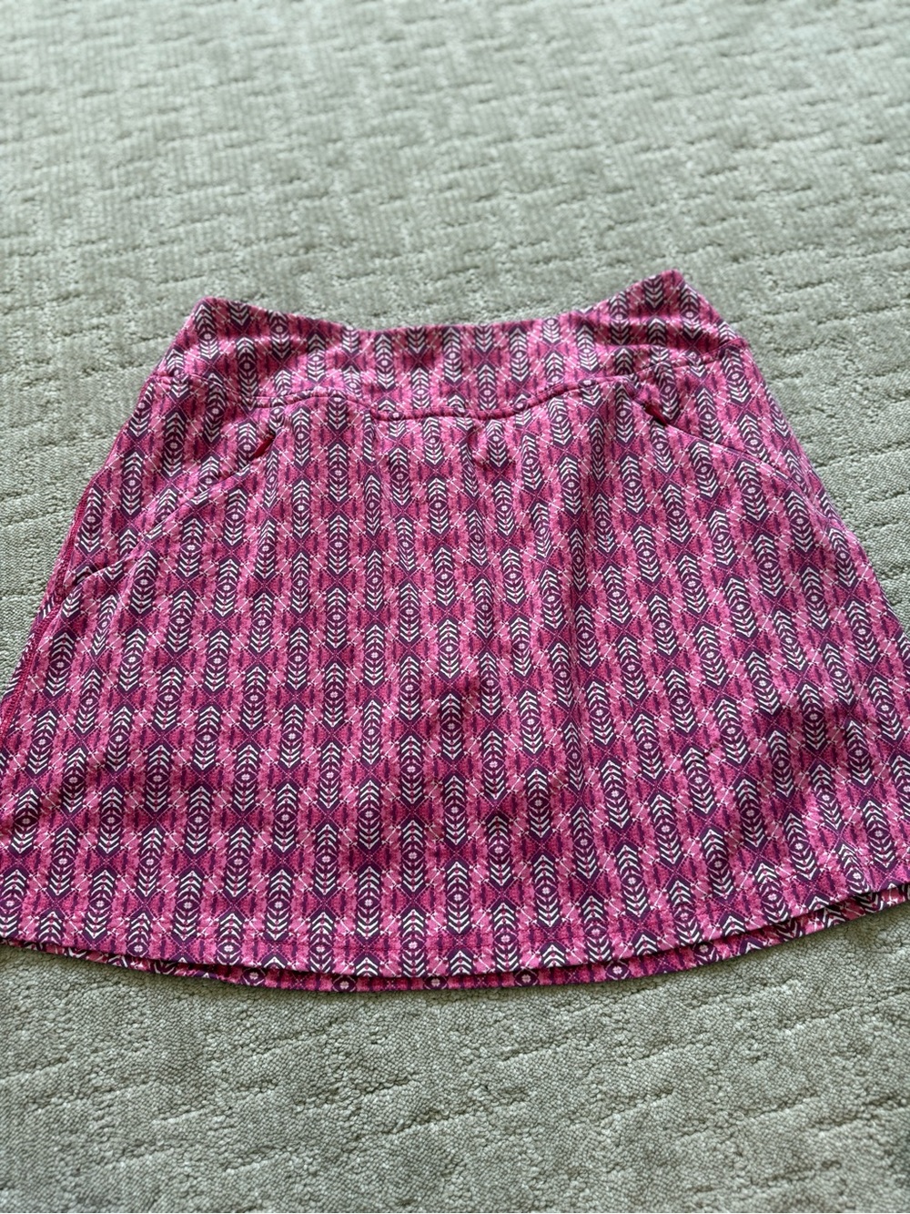 Title nine Pink Geometric Print athletic Skort